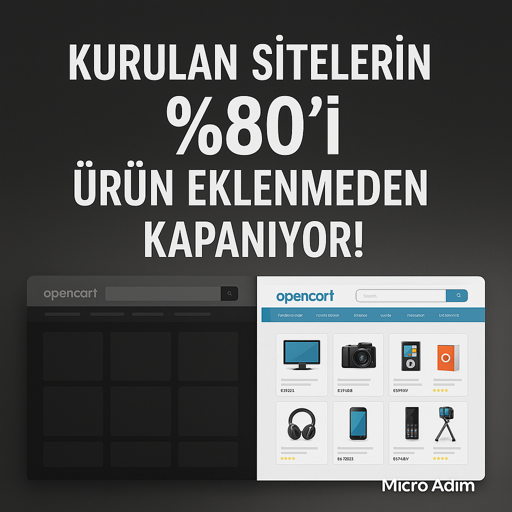 Kurulan Sitelerin Yüzde 80’i Ürün Eklenmeden Kapanıyor!