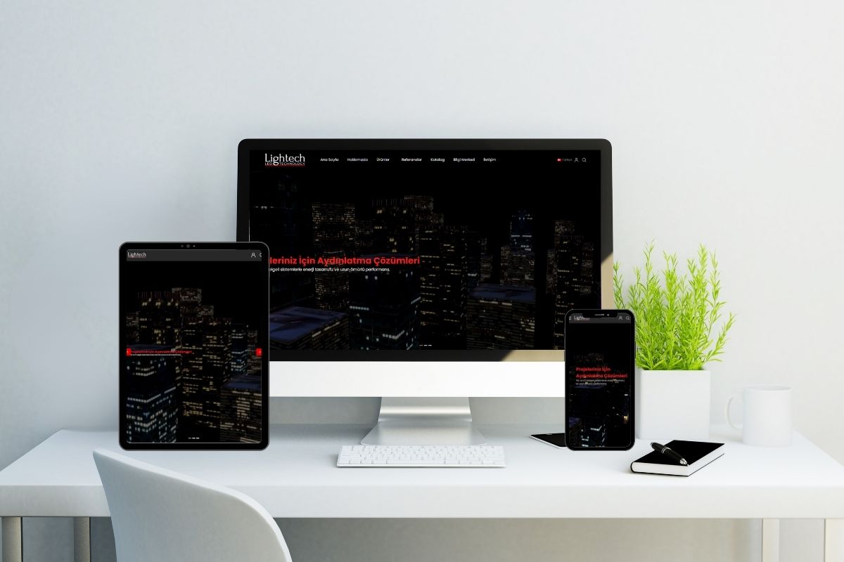 Lightech Led Web Sitesi Tasarımı